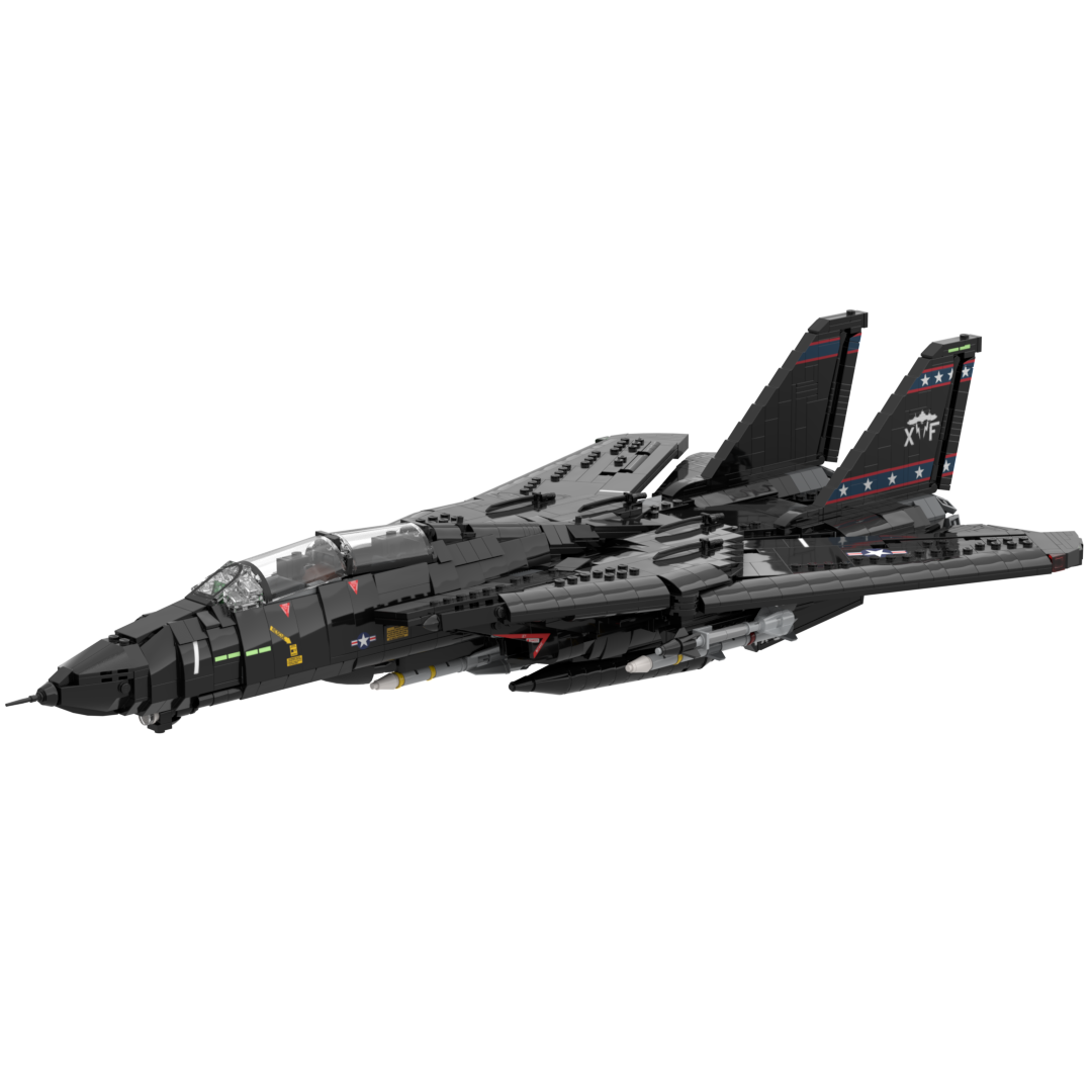 F-14A Tomcat (VX-9) DIGITAL INSTRUCTIONS – Plane Bricks