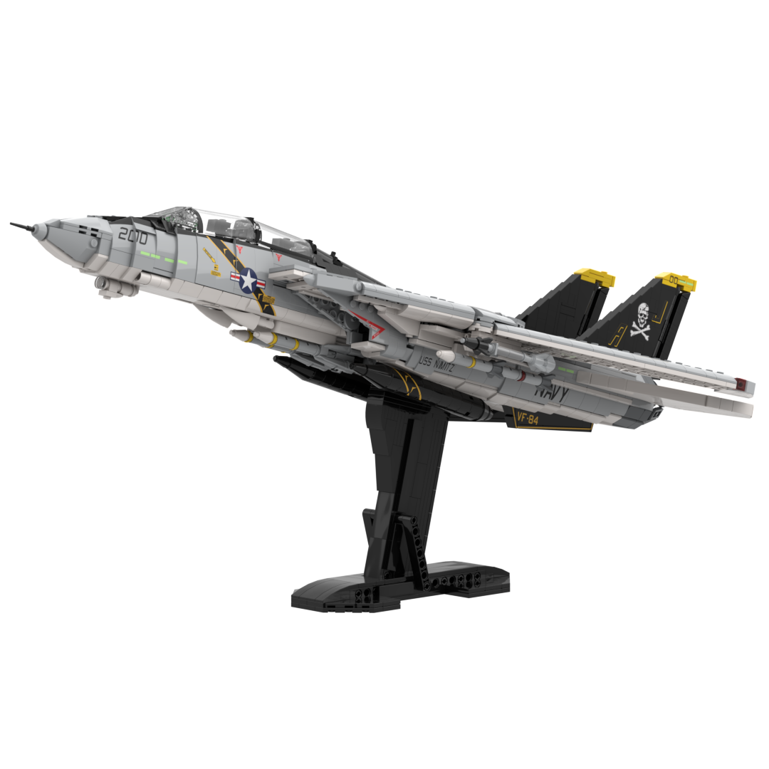 F-14a Tomcat (jolly Rogers) Digital Instructions – Plane Bricks