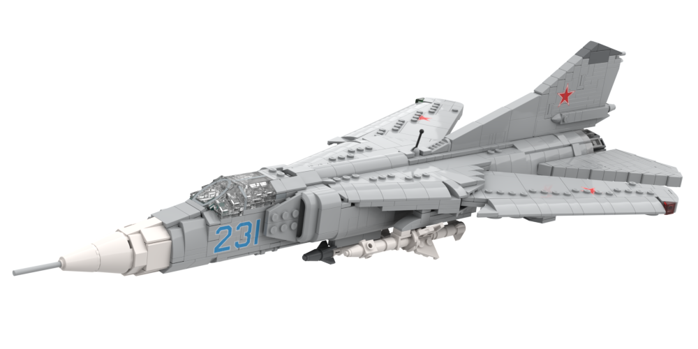 MIG-23 Flogger ダイキャストモデル MiG-23 Flogger 1:150 Display Model - De Agostini DA-DARA21 - $17.95