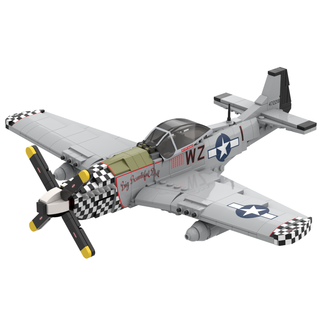 P-51D Mustang DIGITAL INSTRUCTIONS – Plane Bricks