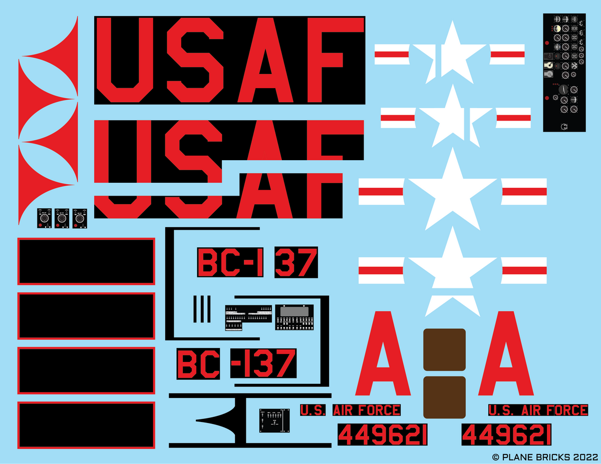 A-26 Invader Decals – Plane Bricks