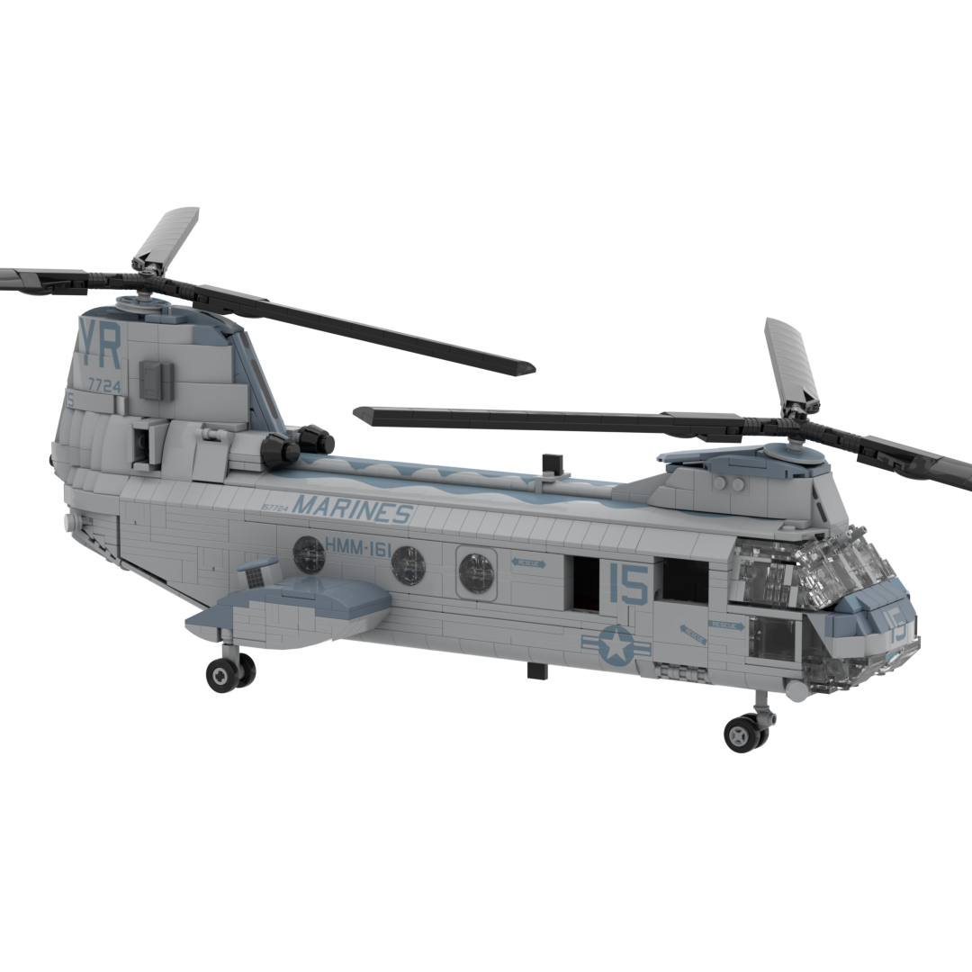 CH-46 Sea Knight DIGITAL INSTRUCTIONS – Plane Bricks