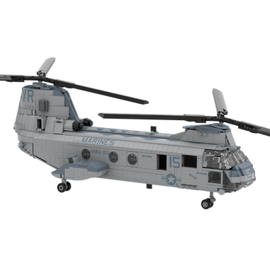 CH-46 Sea Knight DIGITAL INSTRUCTIONS – Plane Bricks
