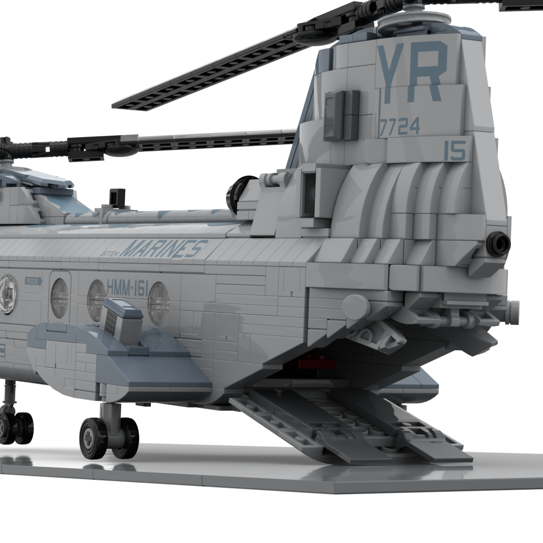 CH-46 Sea Knight DIGITAL INSTRUCTIONS – Plane Bricks