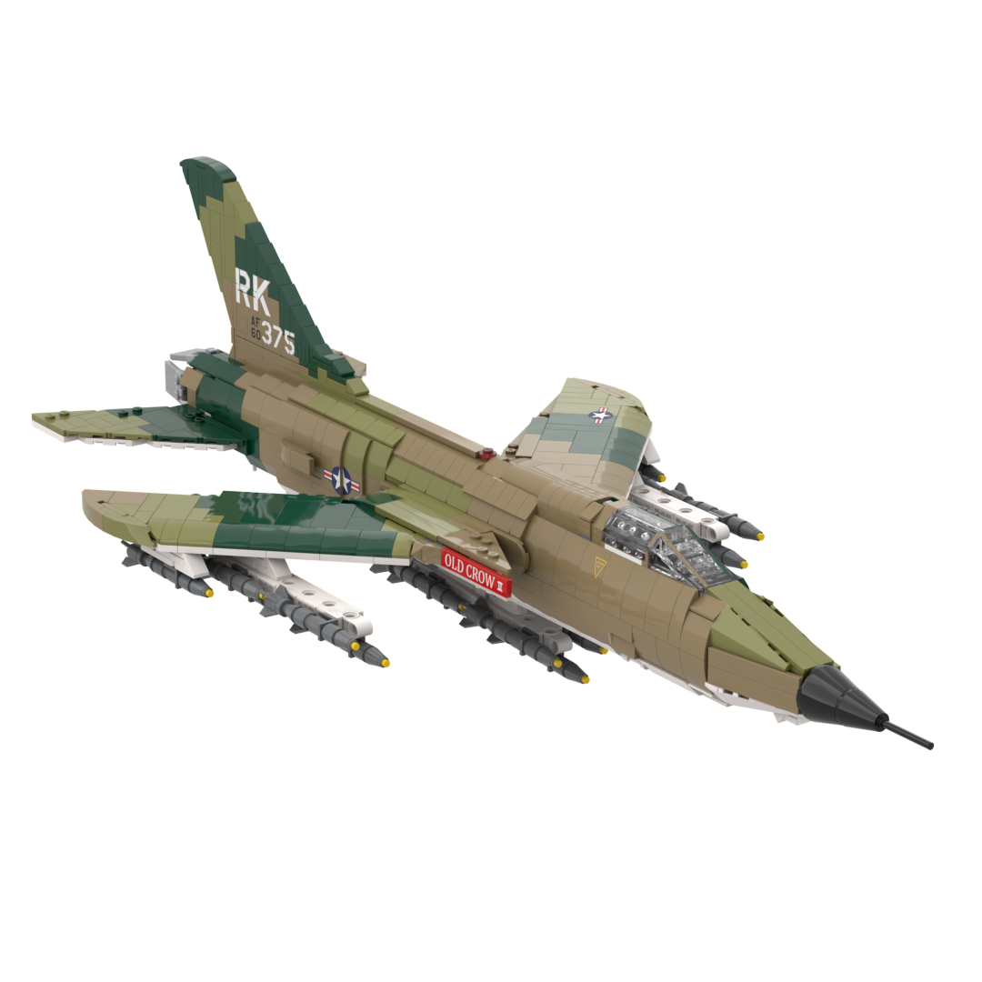 F-105D Thunderchief DIGITAL INSTRUCTIONS – Plane Bricks