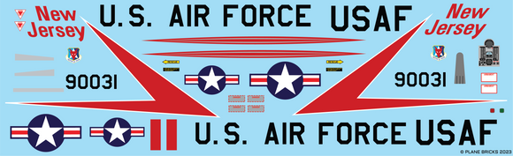 F-106A Delta Dart 119th FIS Decals