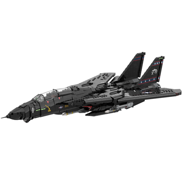 F-14A Tomcat (VX-9) DIGITAL INSTRUCTIONS – Plane Bricks