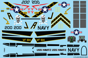 F-14A Tomcat (Jolly Rogers) Decals