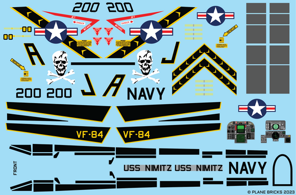 F-14A Tomcat (Jolly Rogers) Decals