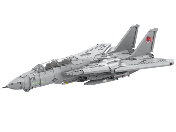 F-14A Tomcat (Top Gun) DIGITAL INSTRUCTIONS – Plane Bricks