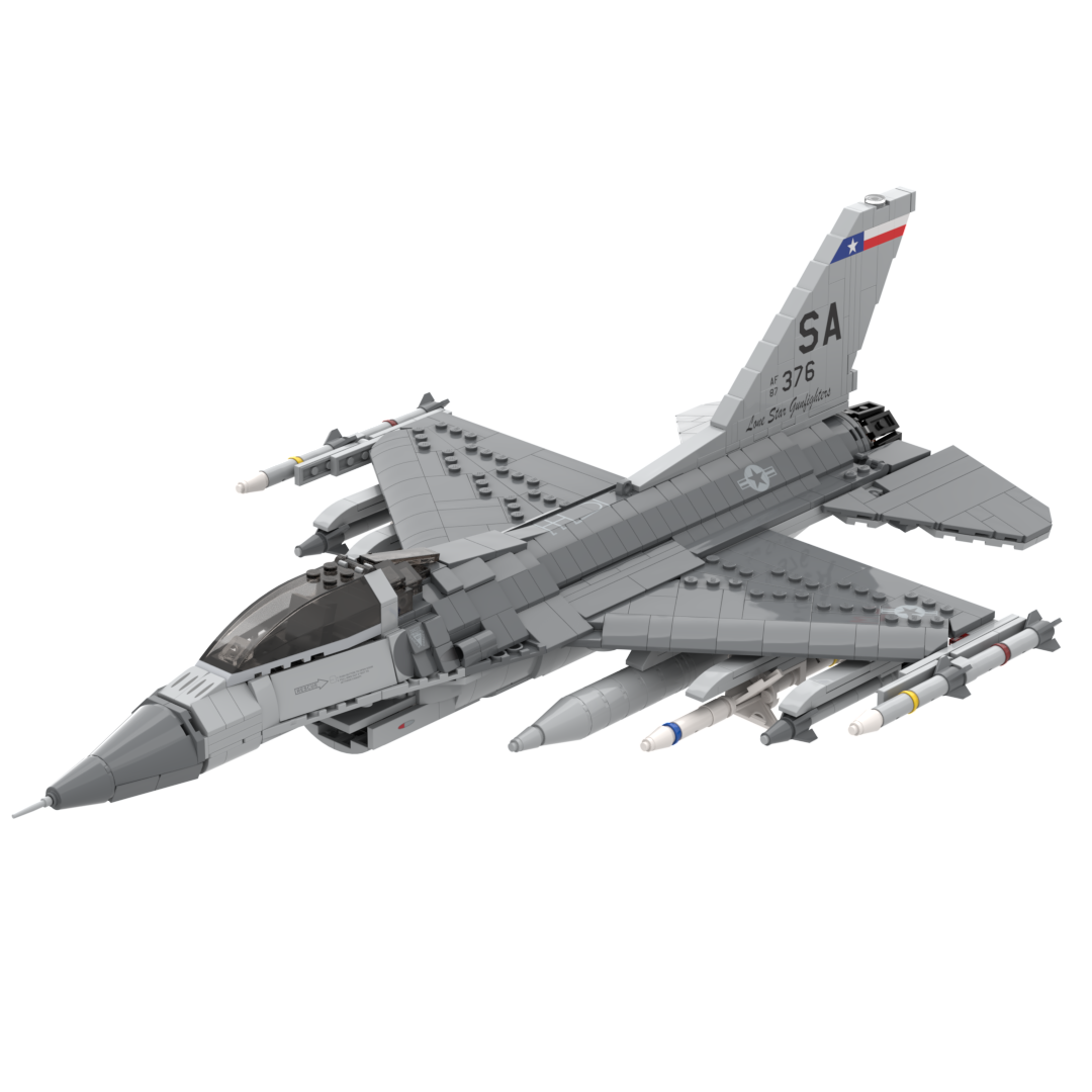 F-16C Fighting Falcon Kit – Plane Bricks