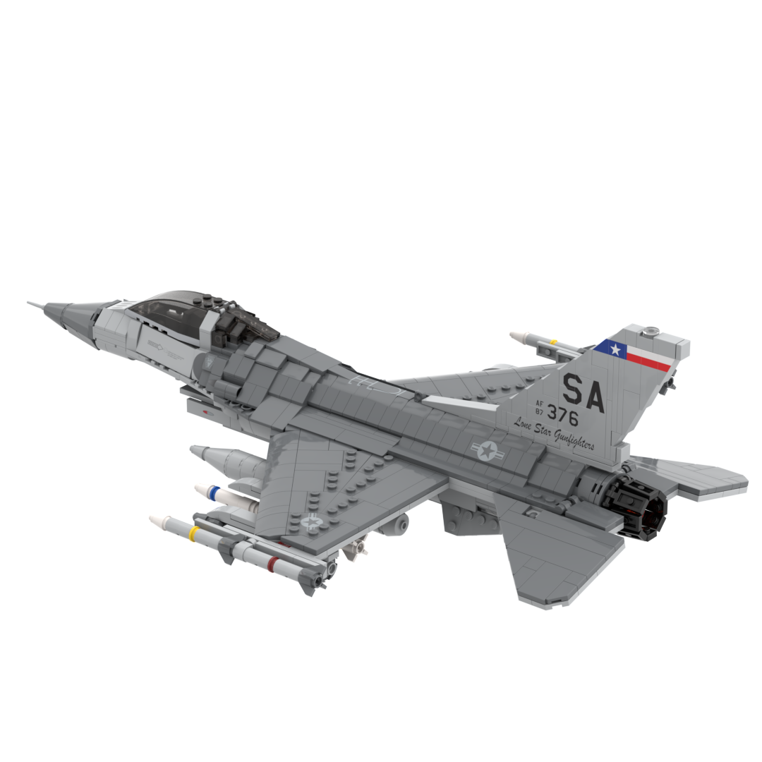 F-16C Fighting Falcon Kit – Plane Bricks