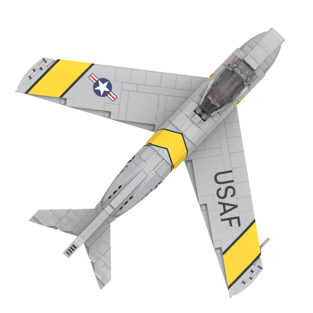 F-86 Sabre DIGITAL INSTRUCTIONS – Plane Bricks