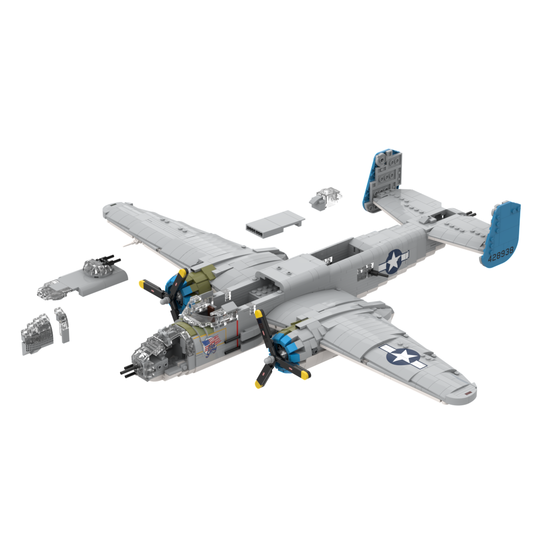 B-25J Mitchell Kit – Plane Bricks