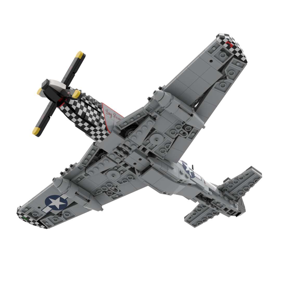 P-51D Mustang Kit – Plane Bricks