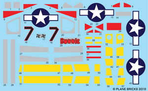 P-51D Mustang Tuskegee Edition Decals