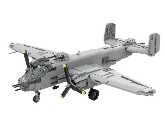B-25J Mitchell INSTRUCTIONS (Panchito) – Plane Bricks