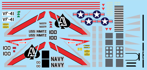 F-14A Tomcat Stickers