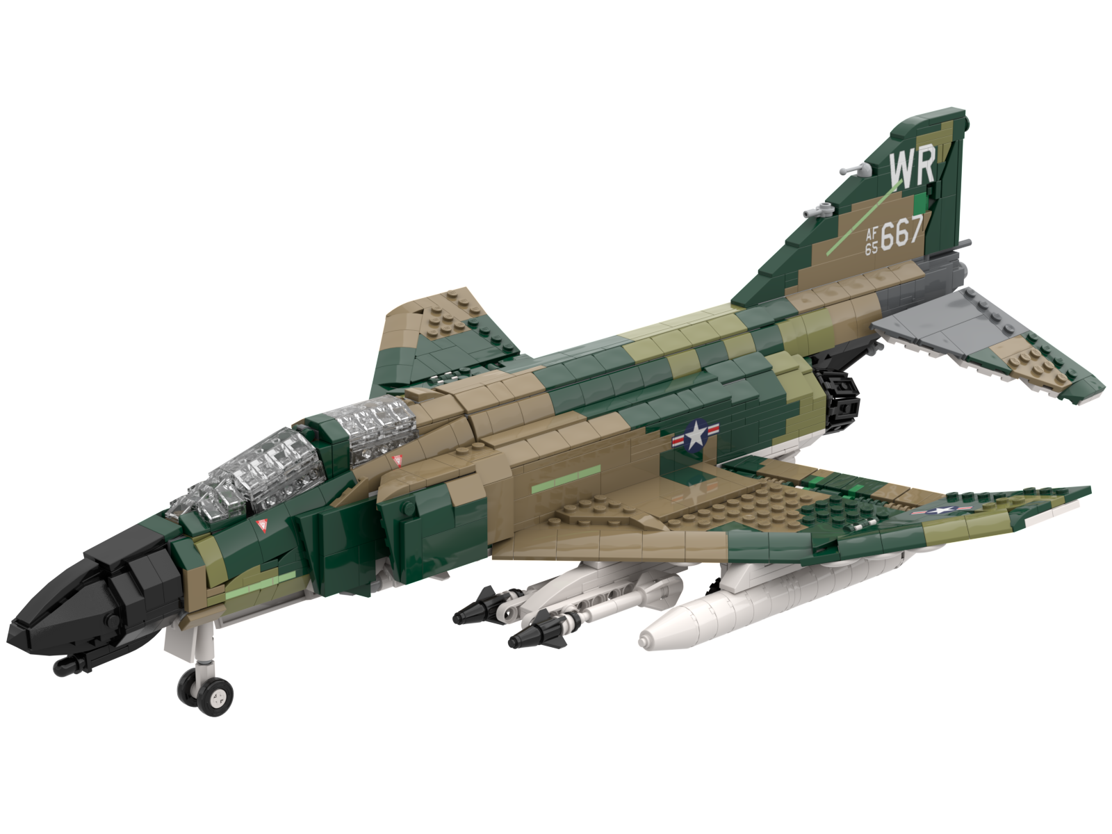F-4C Phantom II DIGITAL INSTRUCTIONS (USAF Scheme)