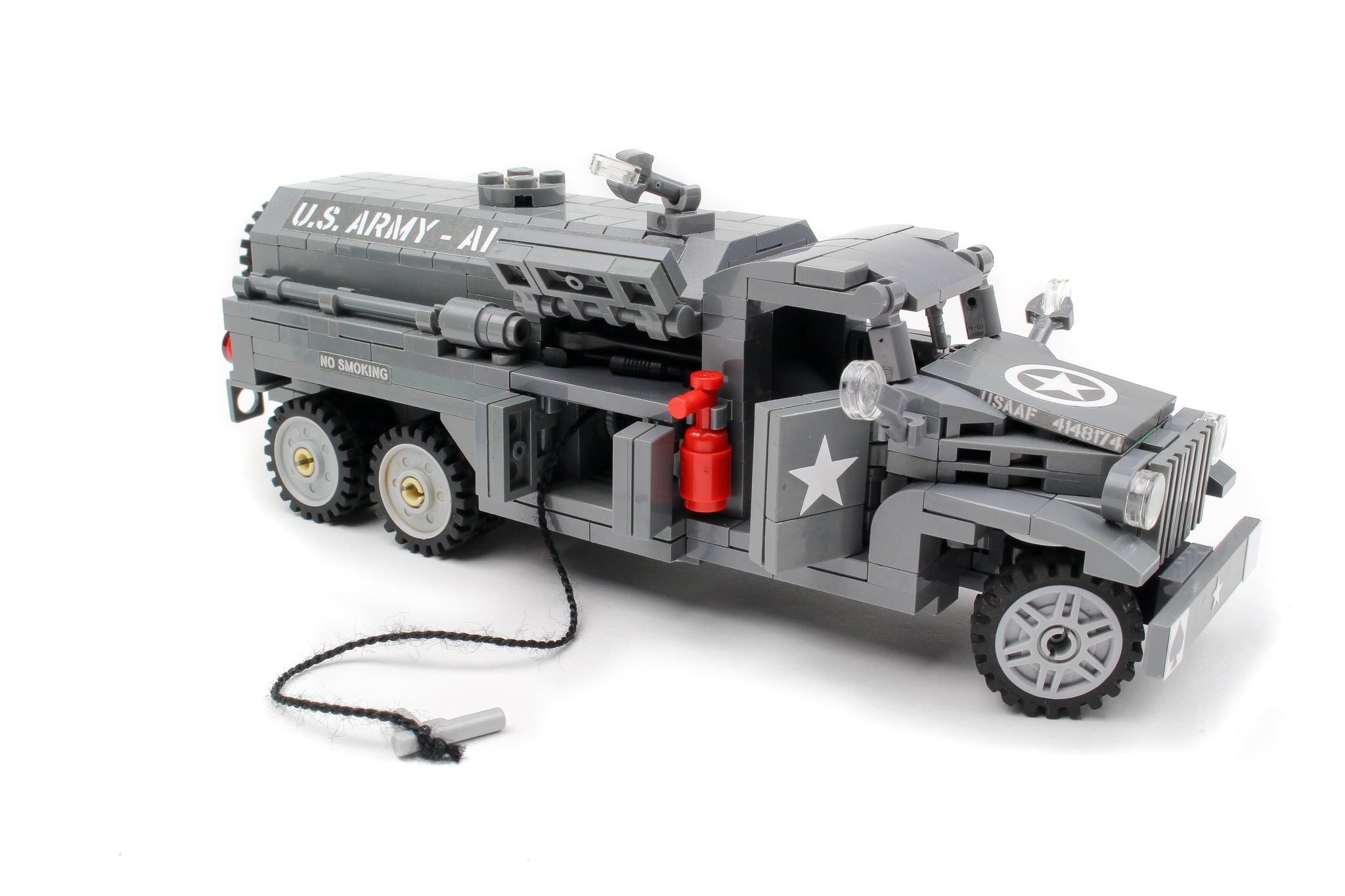 CCKW 2 1 2 Ton 6x6 Cargo Truck with Trailer DIGITAL INSTRUCTIONS Plane Bricks
